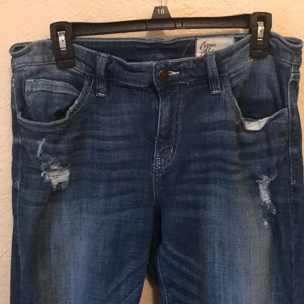 Cosmic Blue Love Jeans from Stitch Fix!  Worn 2 x